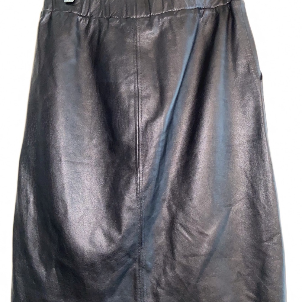 Theory leather skirt size L
